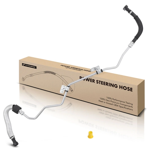 Pipe To Cooler Power Steering Return Hose Assembly for 2009-2010 Volvo S80