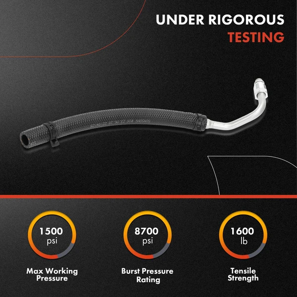 Power Steering Return Line Hose Assembly for Dodge Ram 2500 2009 Ram 3500