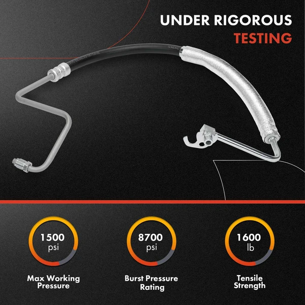 Power Steering Pressure Line Hose Assembly for Jaguar S-Type 2003-2008 XF XJ8