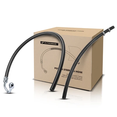 2 Pcs Power Steering Return Line Hose Assembly