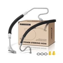 2 Pcs Power Steering Return & Pressure Line Hoses Assembly for 1997-2000 Chevrolet K3500
