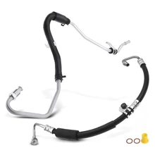 2 Pcs Power Steering Pressure & Return Line Hose Assembly