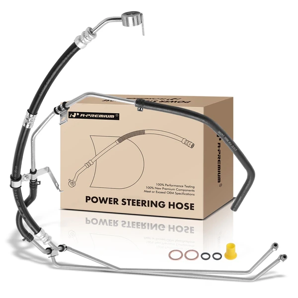 Pressure and Return Line Assembly for Toyota Tundra 05-06 V6 4.0L Rack to Cooler