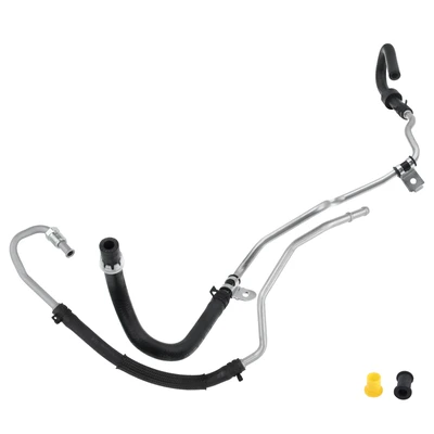 2 Pcs Power Steering Return Line Hose Assembly