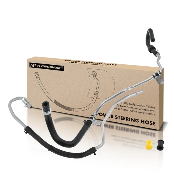 2 Pcs Power Steering Return Line Hose Assembly for Toyota RAV4 2001-2003