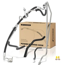 2 Sets Power Steering Reservoir & Pressure & Return Hose Assembly for 2000-2006 Toyota Tundra
