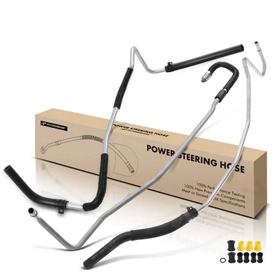 3 Pcs Power Steering Return Line Hose Assembly