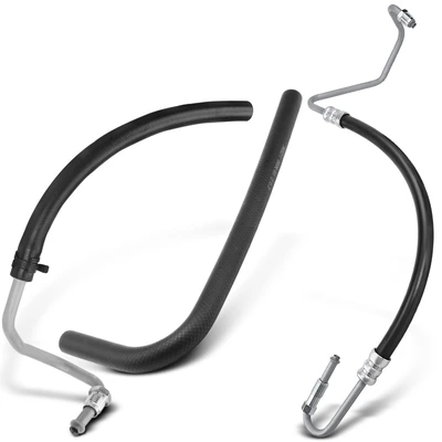 3 Pcs Power Steering Pressure & Return & Reservoir Line Hose