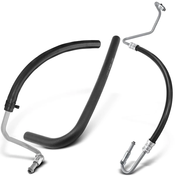 3 Pcs Power Steering Pressure & Return & Reservoir Line Hose for 1991-1995 Jeep Wrangler