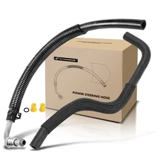 2 Pcs Power Steering Return Line Hose Assembly for 2001-2004 Jeep Grand Cherokee