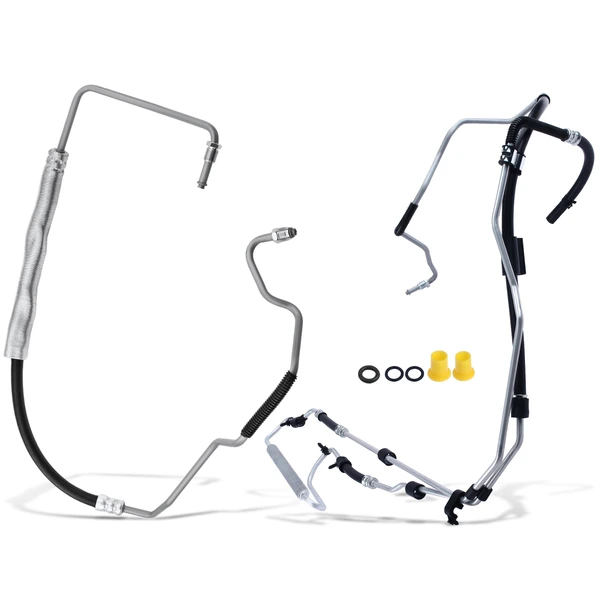 2 Pcs Power Steering Pressure & Return Line Hose Assembly for 2009 Buick Allure