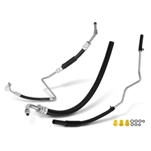 3 Pcs Power Steering Pressure & Return Line Hose Assembly