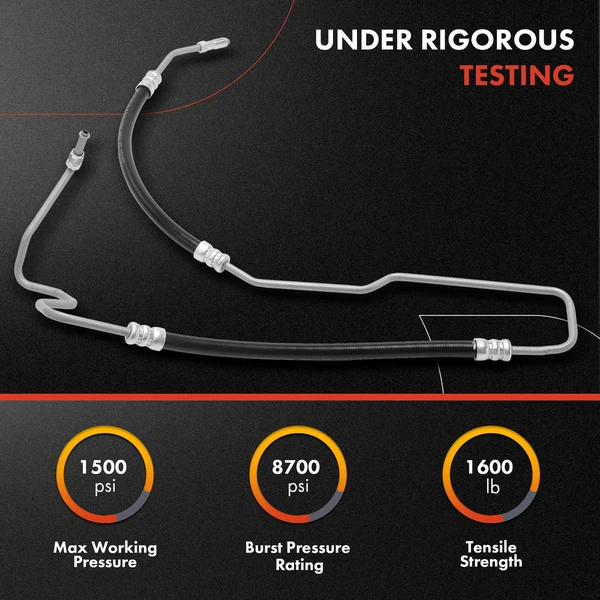 Power Steering Pressure Line Hose Assembly for Jeep Grand Cherokee 06-10 6.1L