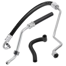 3 Pcs Power Steering Pressure & Return Line Hose Assembly