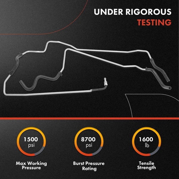 Power Steering Return Line Hose Assembly for Toyota Tundra 03-06 Sequoia 01-07