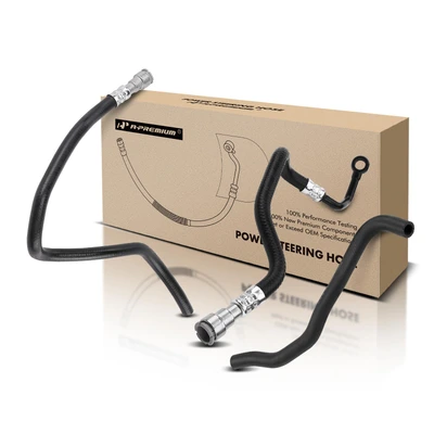 3 Pcs Power Steering Return & Reservoir Hose Assembly