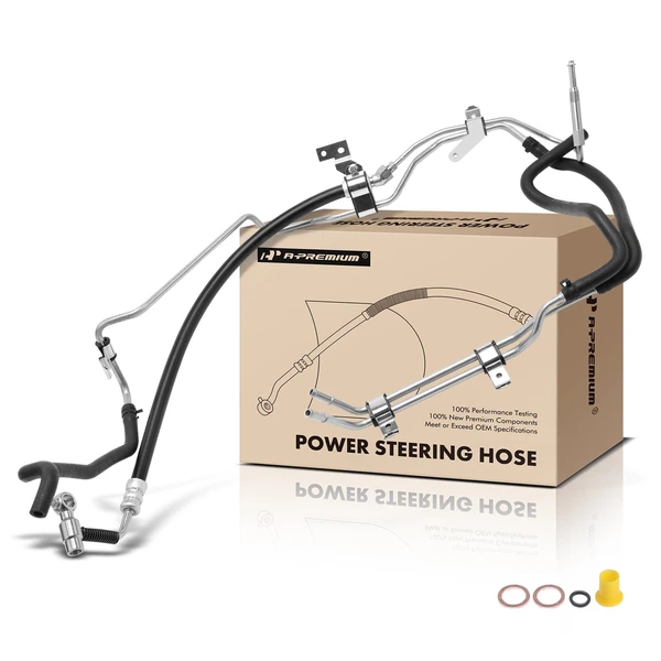 Power Steering Pressure & Return Assembly for INFINITI QX56 Nissan Armada TITAN