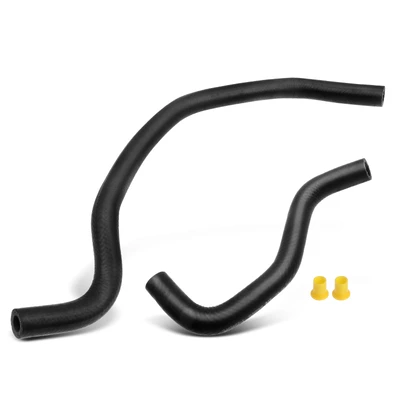 2 Pcs Power Steering Return & Reservoir Line Hose Assembly