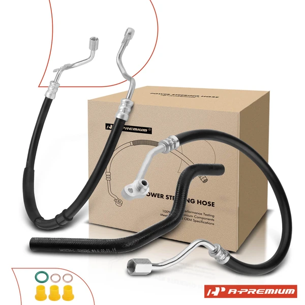 3 Pcs Power Steering Pressure & Return Line Hose Assembly for Subaru Tribeca 08-12