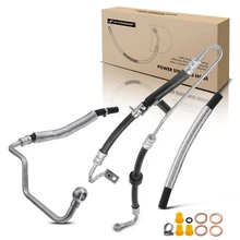 3 Pcs Power Steering Pressure & Return & Reservoir Line Hose Assy