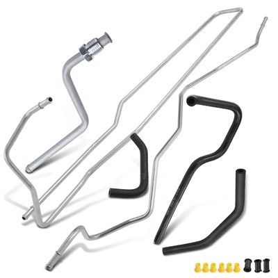 6 Pcs Power Steering Return Line Hose Assembly