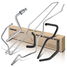 6 Pcs Power Steering Return Line Hose Assembly