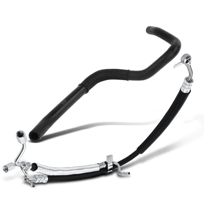 2 Pcs Power Steering Pressure & Return Line Hose Assembly