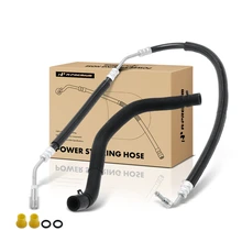 2 Pcs Power Steering Reservoir &Pressure Line Hoses Assembly for 2007-2011 Jeep Wrangler