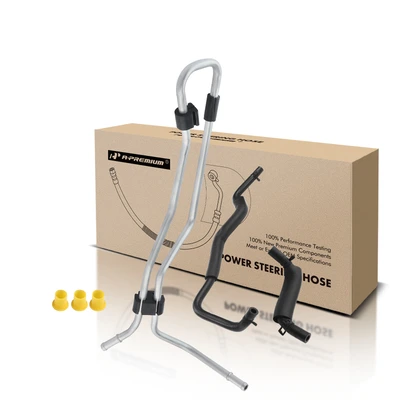 3 Pcs Power Steering Return Hose Assembly