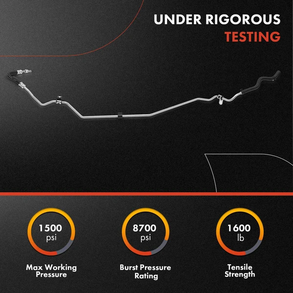 Power Steering Return Line Hose for Hyundai Santa Fe 2007-2009 Gear To Pipe