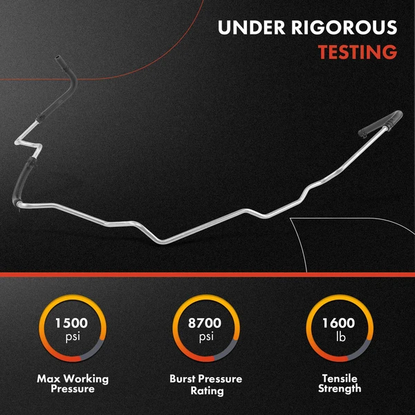 Power Steering Return Hose for Hyundai Genesis Coupe 10-12 Cooler To Reservoir