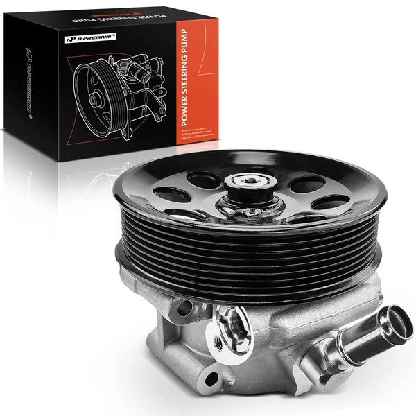 Power Steering Pump with Pulley for 2011-2016 Ford F-350 Super Duty