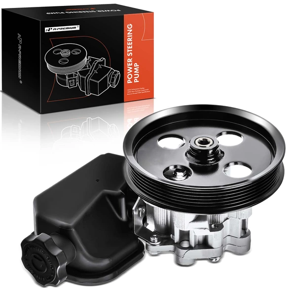 Power Steering Pump with Reservoir for 2008-2010 Jeep Commander