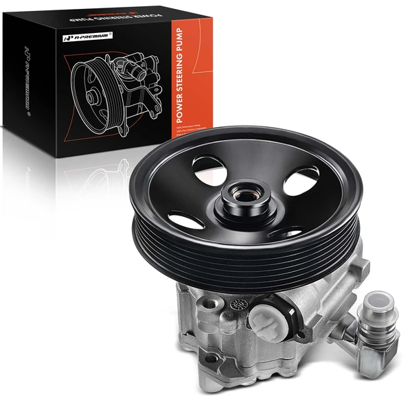 Power Steering Pump with Pulley for 2003-2005 Mercedes-Benz CLK320