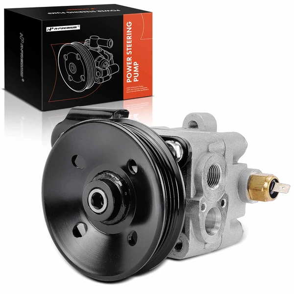 Power Steering Pump w/ Pulley for Mitsubishi Eclipse 2006-2012 Endeavor V6 3.8L