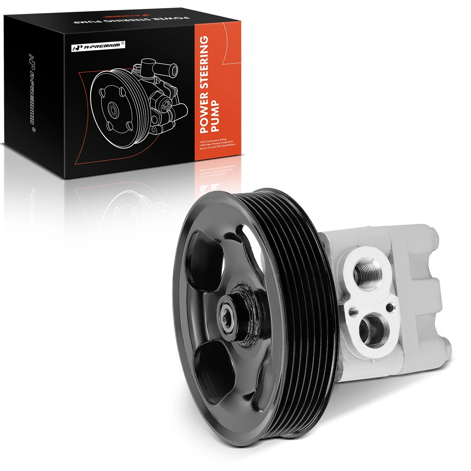 The A-premium Power Steering Pump with Pulley for Infiniti EX35 G35 M35 Q40 Q50 Q60 Q70 Image 