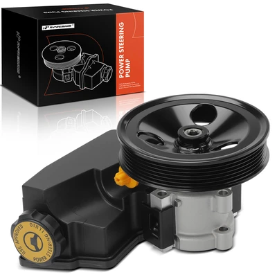 Power Steering Pump with Pulley & Reservoir