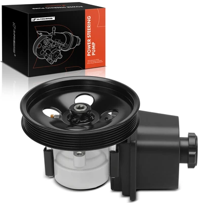 Power Steering Pump with Pulley & Reservoir