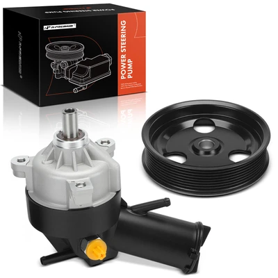 Power Steering Pump with Pulley & Reservoir