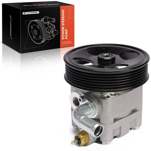 Power Steering Pump with Pulley for 2008-2014 Subaru Tribeca