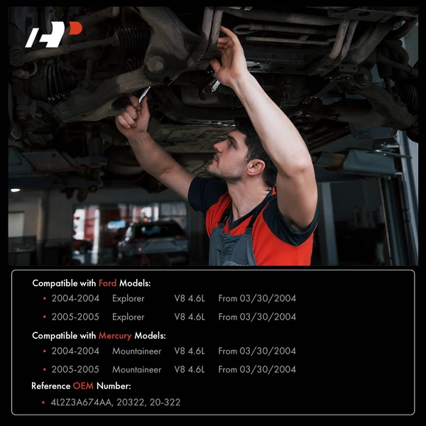 Power Steering Pump for Ford Explorer Mercury Mountaineer 2004 2005 V8 4.6L SUV