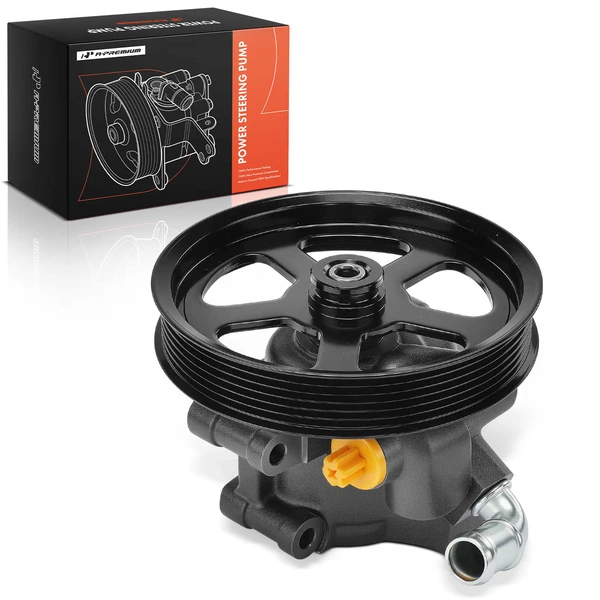 Power Steering Pump with 6-Groove Pulley for 2004-2007 Mercury Monterey