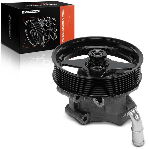 Power Steering Pump without Reservoir for Dodge F-250 Super Duty 2003-2004 6.0L