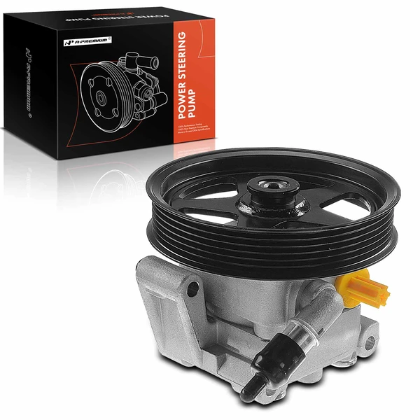 Power Steering Pump with Pulley for Jaguar X-Type V6 2.5L 3.0L 2002-2008