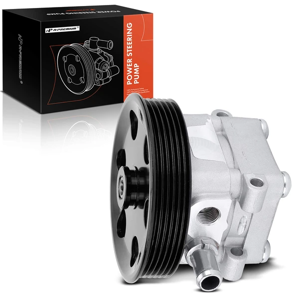 Power Steering Pump with Pulley for 2004-2012 Maserati Quattroporte