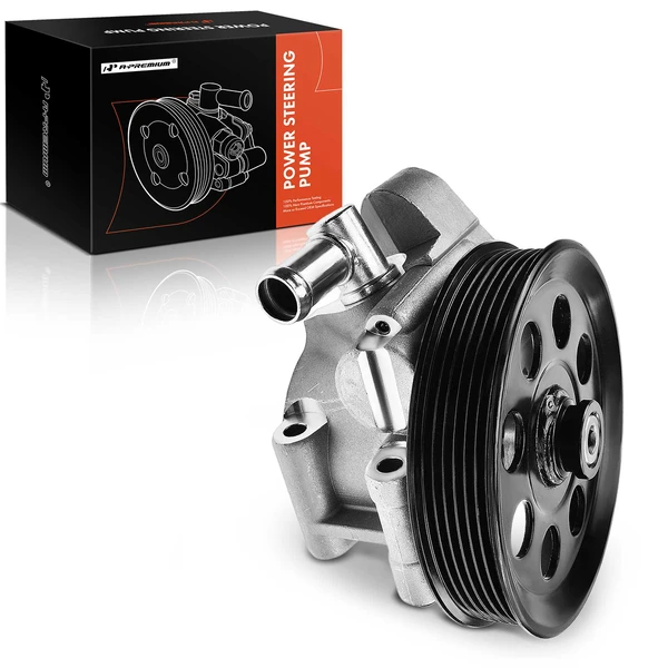Power Steering Pump with Pulley for 2011-2014 Ford F-150