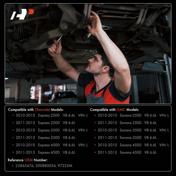 Power Steering Pump with Reservoir for Chevy Express 2500 GMC Savana 2500 2010-2015