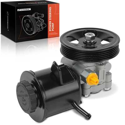 Power Steering Pump with Reservoir & Pulley 6PK for 1995-1996 Subaru Impreza