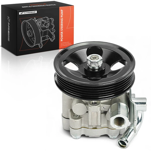 Power Steering Pump with Pulley for Nissan Murano 2003-2007 3.5L Naturally Aspirated