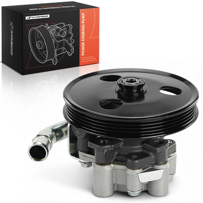 Power Steering Pump with Pulley & Inlet line